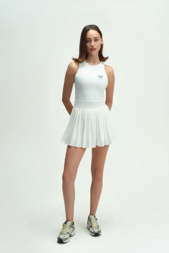 COURT KISS BEYAZ ELBİSE - Dossha