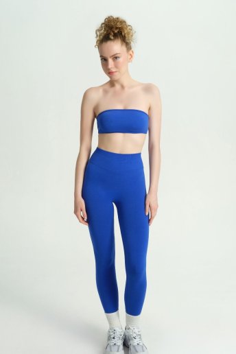 GLOW 'N FLOW SAKS MAVİ TAYT - Dossha