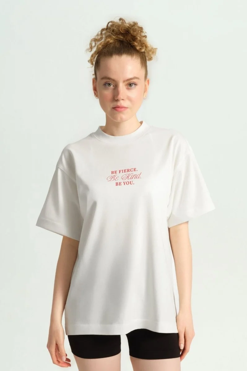 CHERRY EKRU TİŞÖRT - 1