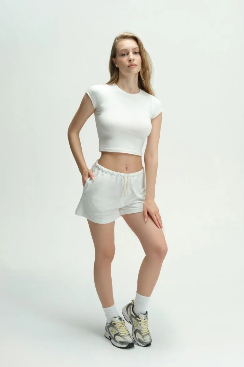 LOUNGEWEAR DOSSHA EKRU ŞORT - 3