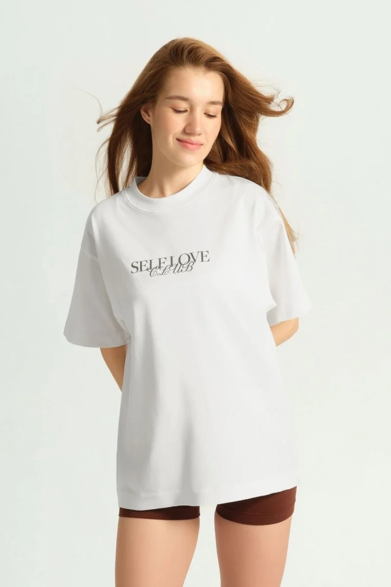SELF LOVE EKRU TİŞÖRT - 1